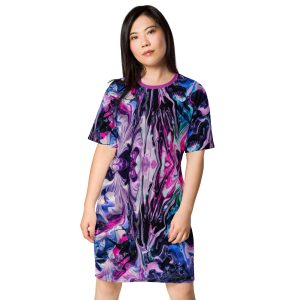 T93 | T-shirt dress - 96% polyester