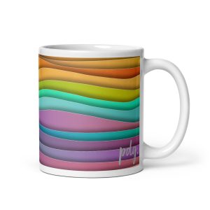 T91 | White glossy mug