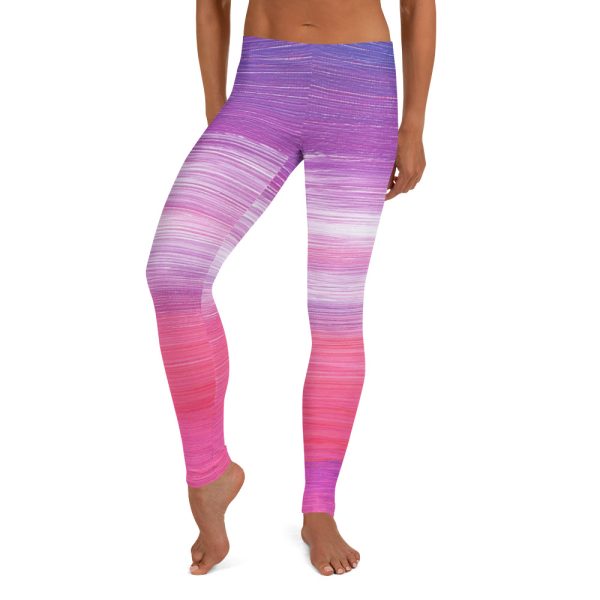 U4 Leggings Abstract Painting