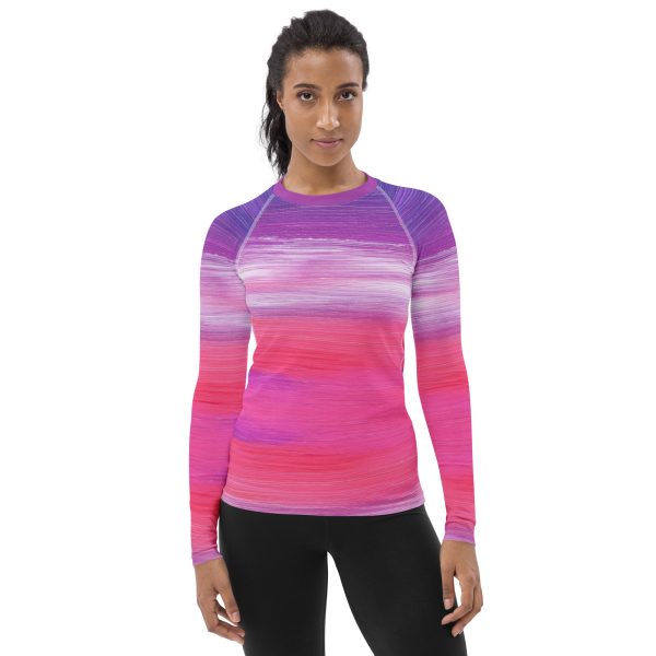 U4 Maglia tecnica da donna Abstract Painting