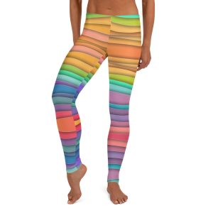 T91 Leggings Colorful Papers