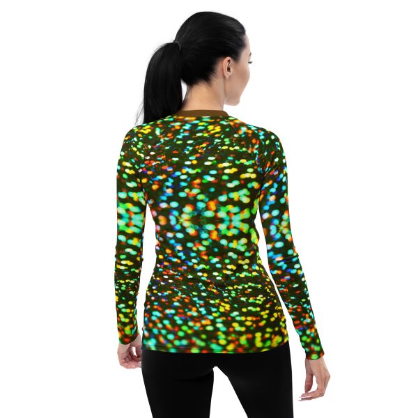 B07 Women's Rash Guard Light Dots - Image 4