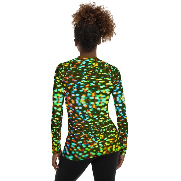 B07 Women's Rash Guard Light Dots - Image 8