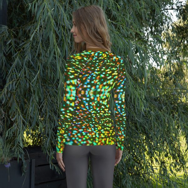 B07 Women's Rash Guard Light Dots - Image 11