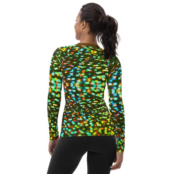 B07 Women's Rash Guard Light Dots - Image 12