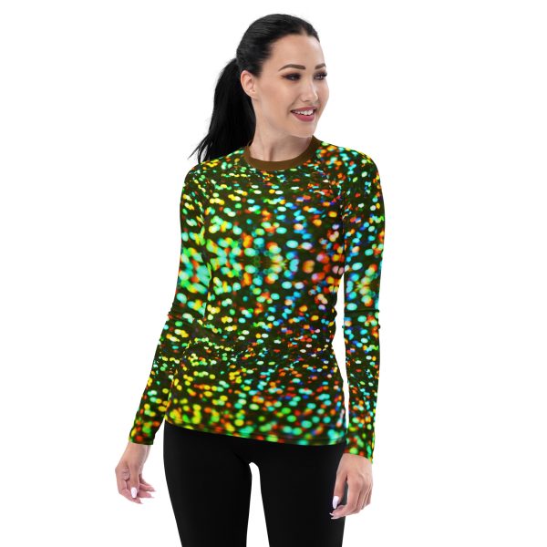 B07 Women's Rash Guard Light Dots - Image 5