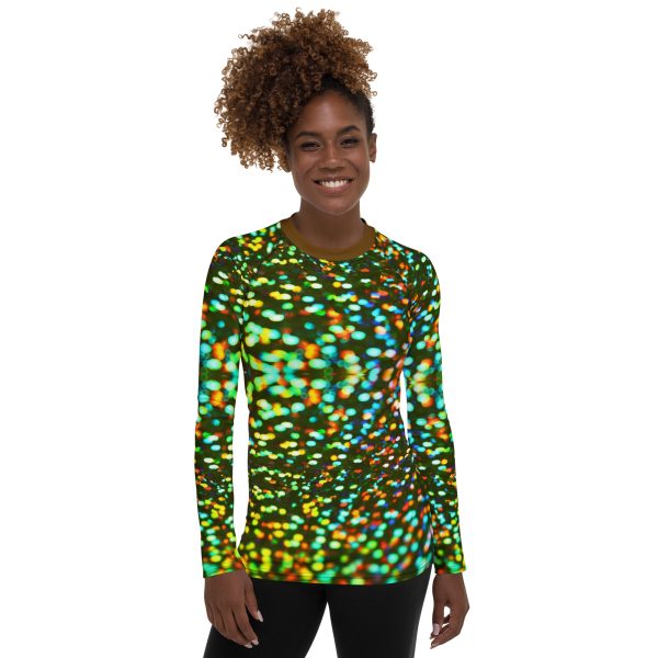 B07 Women's Rash Guard Light Dots - Image 9