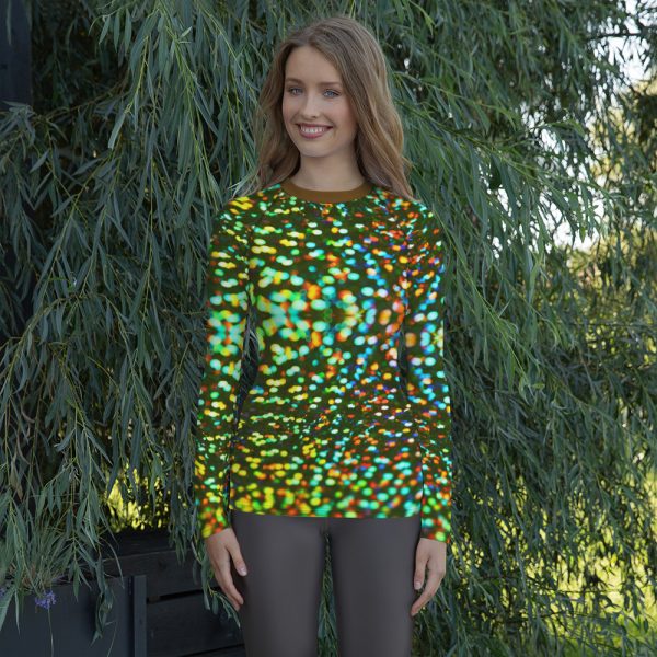 B07 Women's Rash Guard Light Dots - Image 10