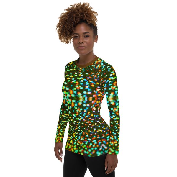 B07 Women's Rash Guard Light Dots - Image 7