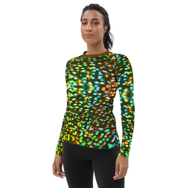 B07 Women's Rash Guard Light Dots - Image 13