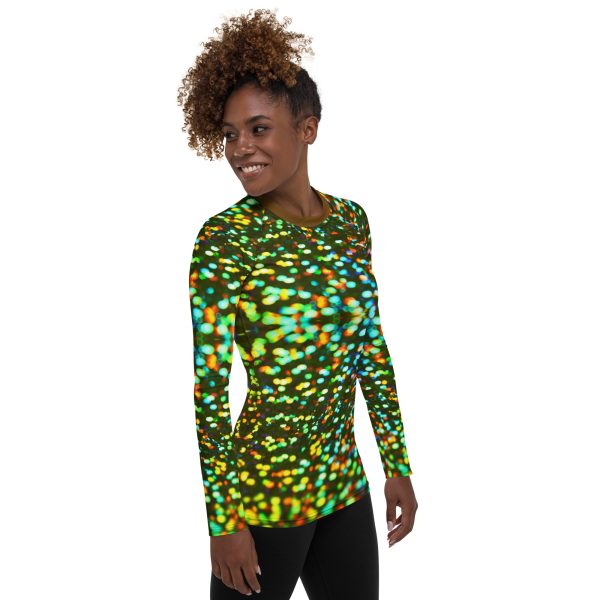 B07 Women's Rash Guard Light Dots - Image 6