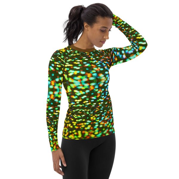 B07 Women's Rash Guard Light Dots - Image 14