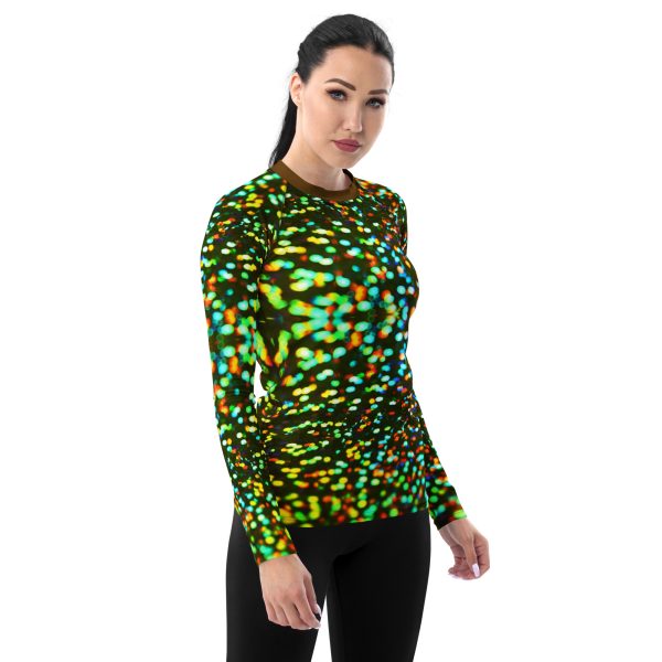 B07 Women's Rash Guard Light Dots - Image 2