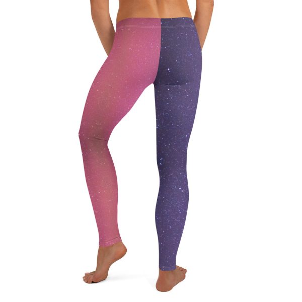 U09 Leggings Purple Galaxy - Image 9