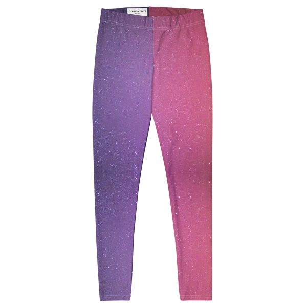 U09 Leggings Purple Galaxy - Image 3