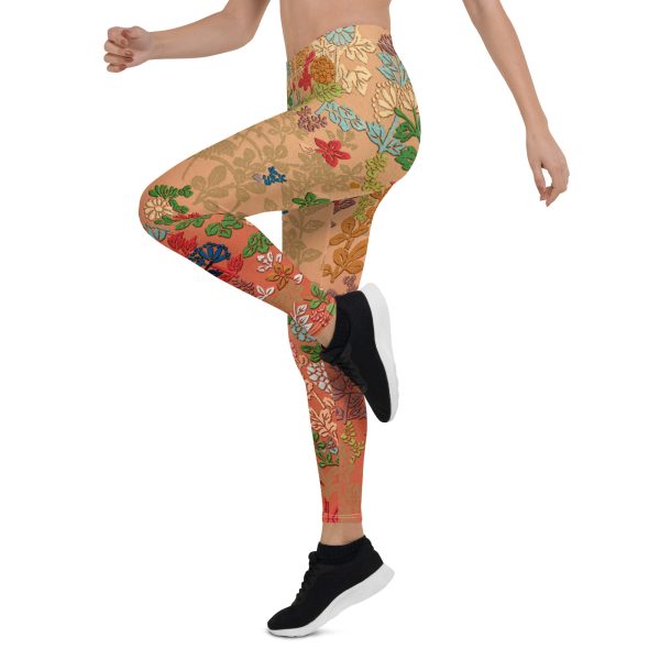 B04 Leggings Japanese Flower - Image 3