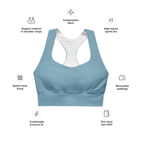 T85 Longline Sports Bra C3 - Image 9