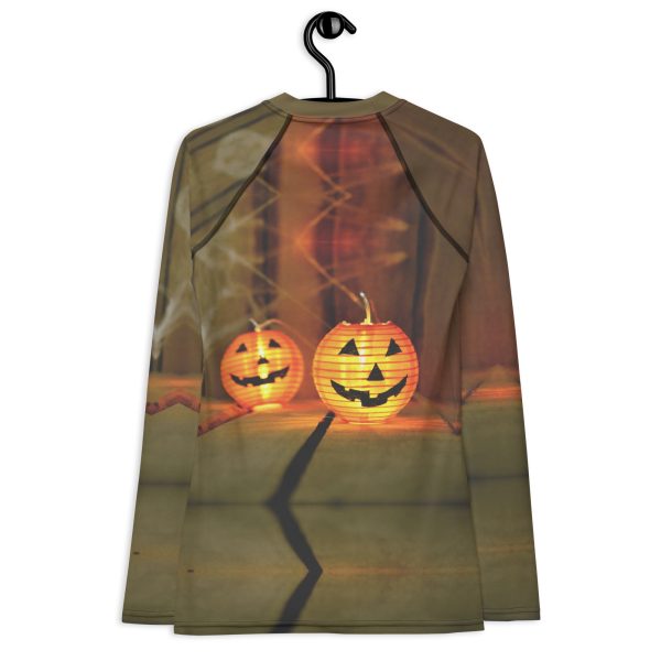 B09 Women's Rash Guard Halloween Pumpkin - Image 6